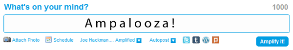 What's on your Mind? An Amapalooza!