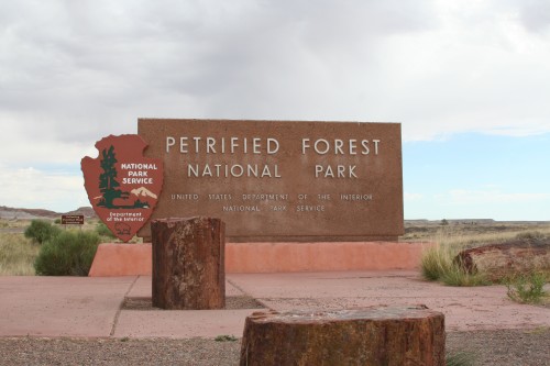 Entry Sign at the Petrified Forest