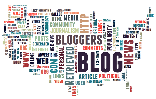 Blogger Tag Cloud by Joe Hackman (via Tagxedo)