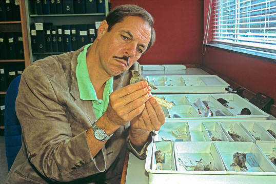 Dr. Sulloway and Finch Specimens