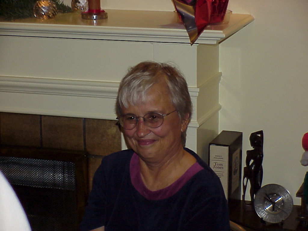 Mom Christmas Eve 1999